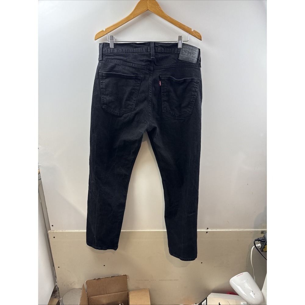 Levi's 559 jeans men's 36x31 relaxed fit straight black denim pants 2015 EUC